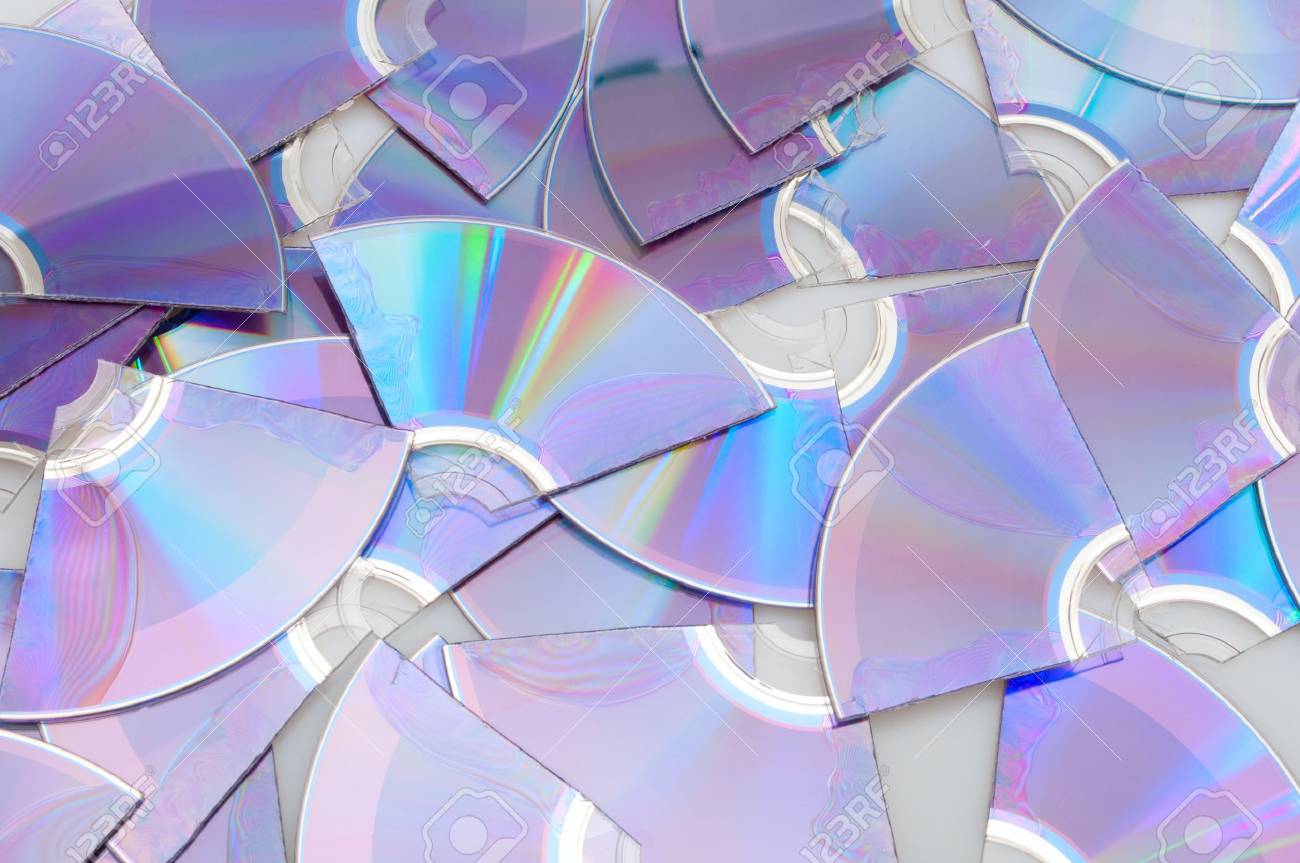 壊れた 割れた Cd コンパクト ディスクの作品の背景 の写真素材 画像素材 Image