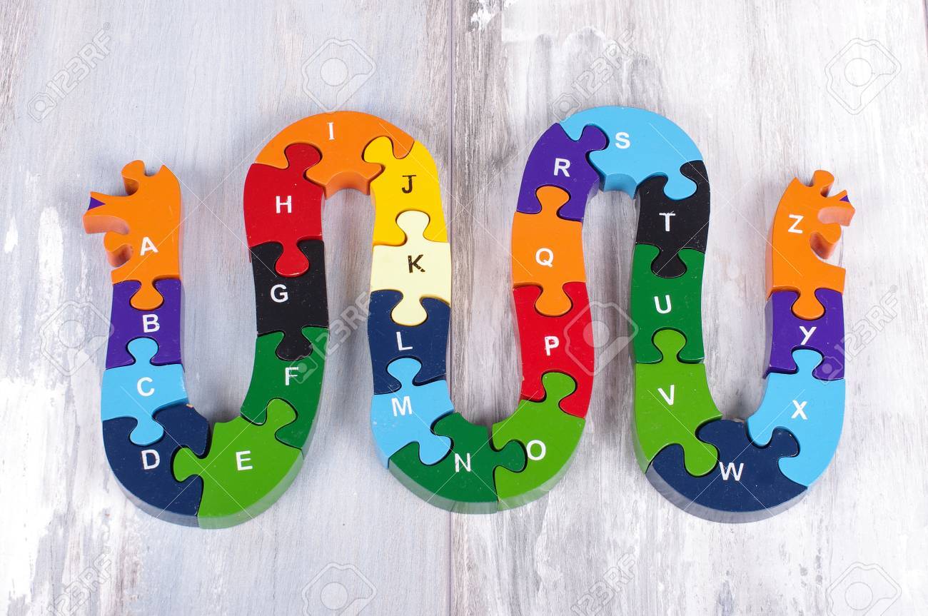 alphabet snake puzzle