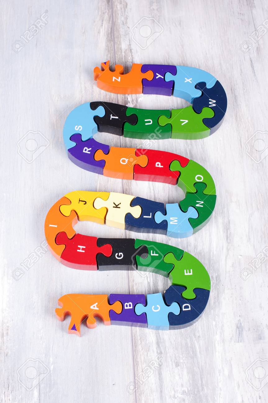 alphabet snake puzzle
