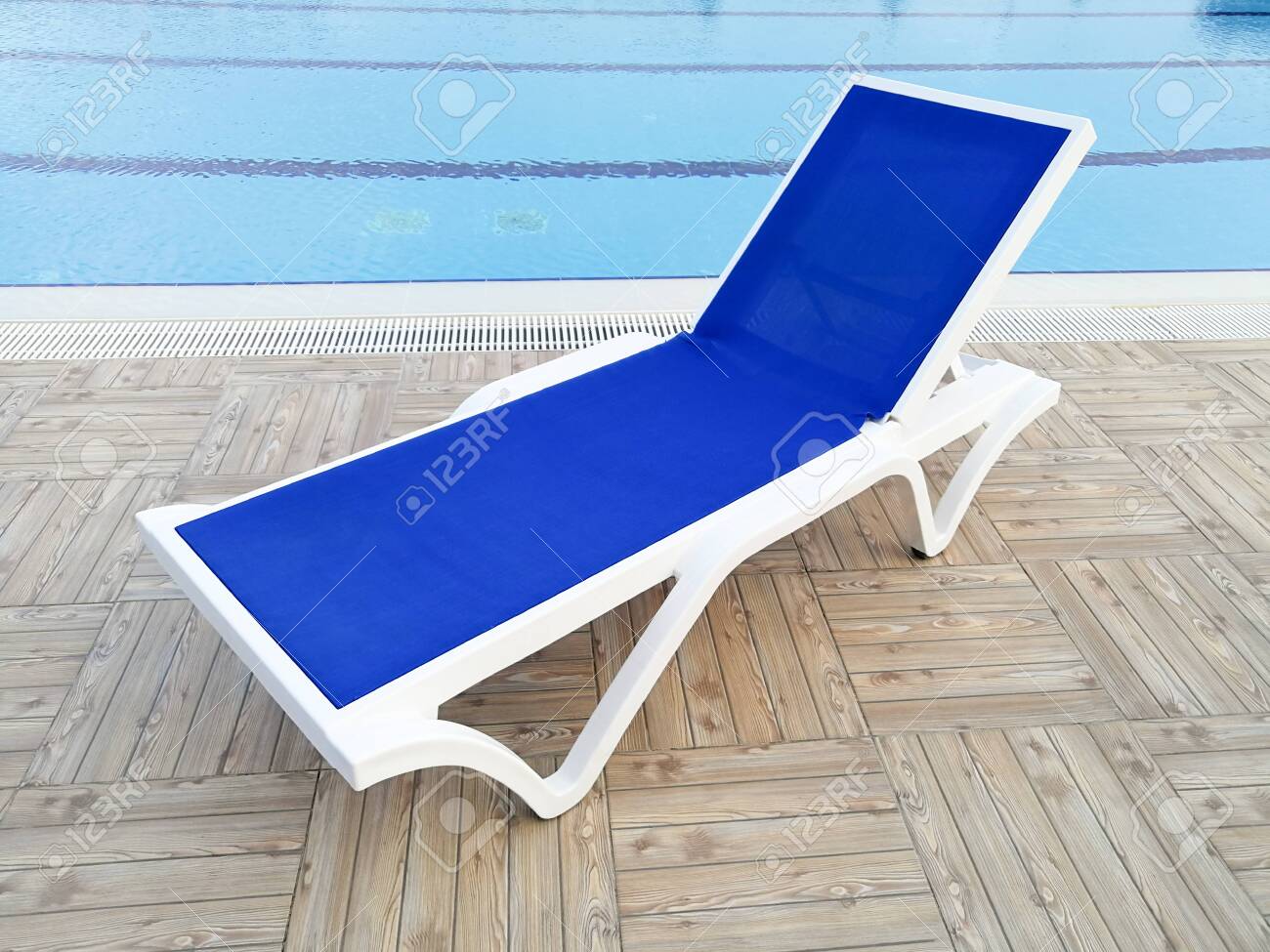 plastic sun lounger