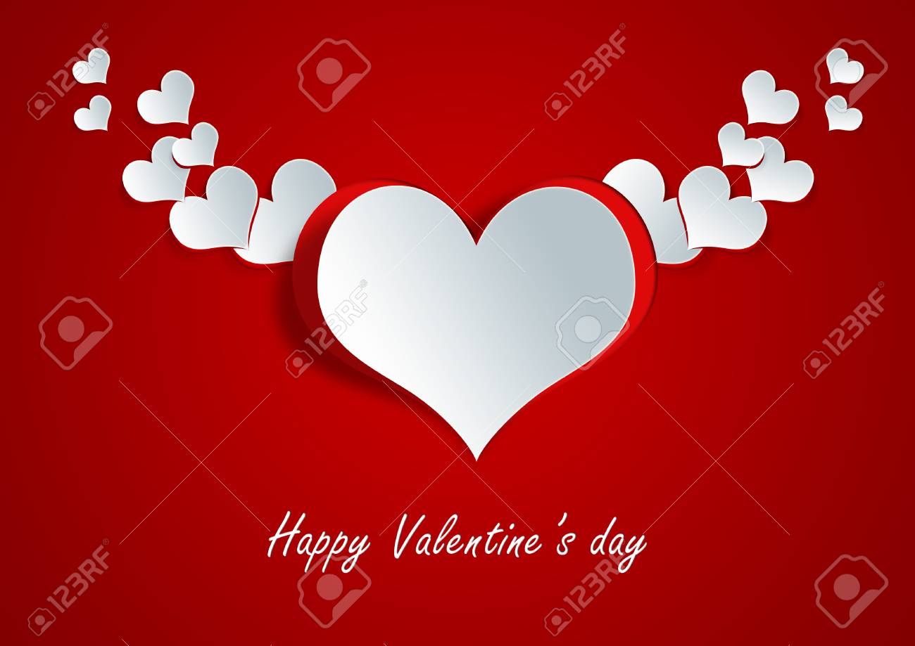 heart shape paper craft