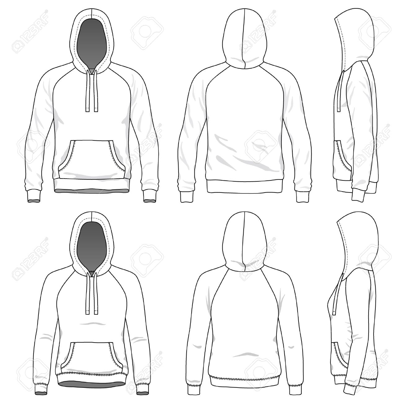 raglan hoodie women's