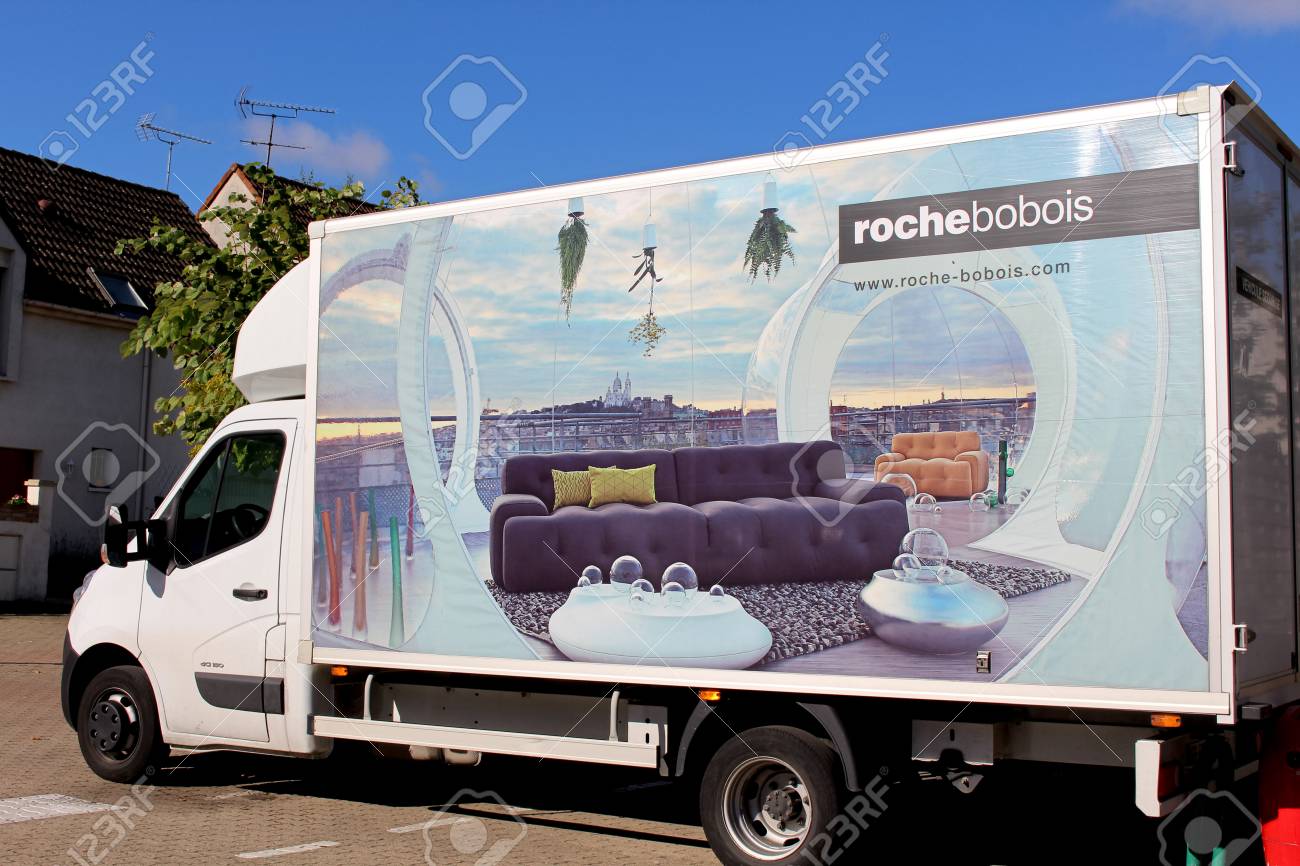 France September 20 2015 Vehicle Of Roche Bobois Roche Bobois