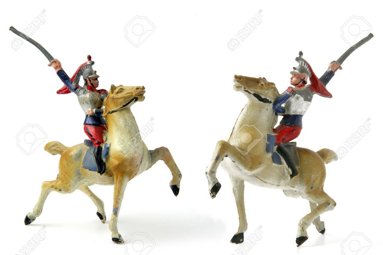 toy knights and horses