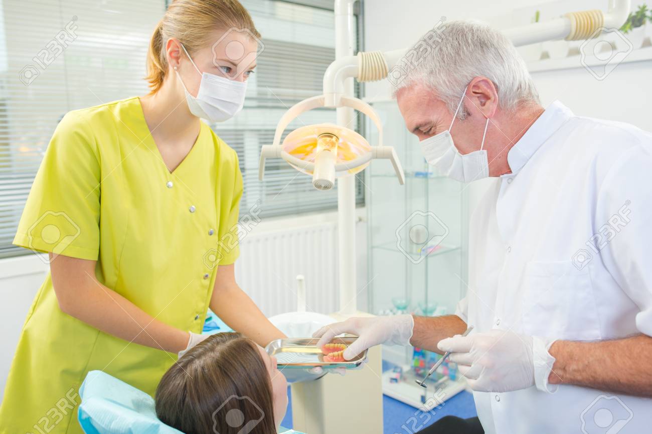 kid in dental chair