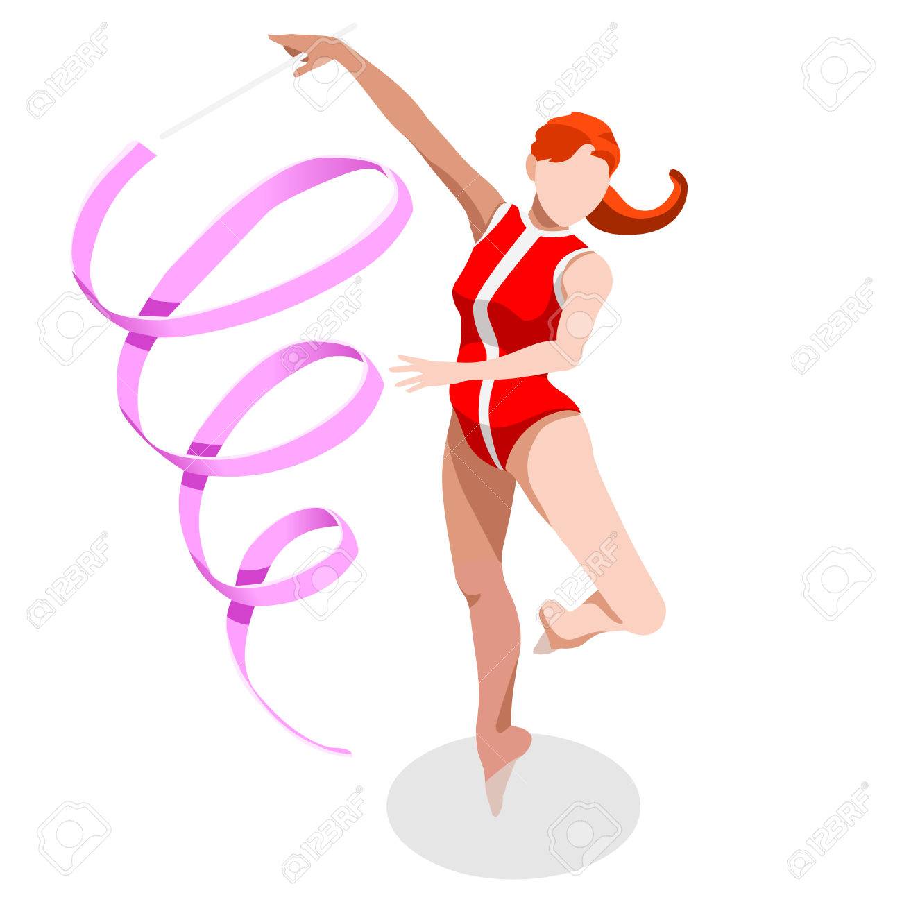 rhythmic gymnastics ribbon summer