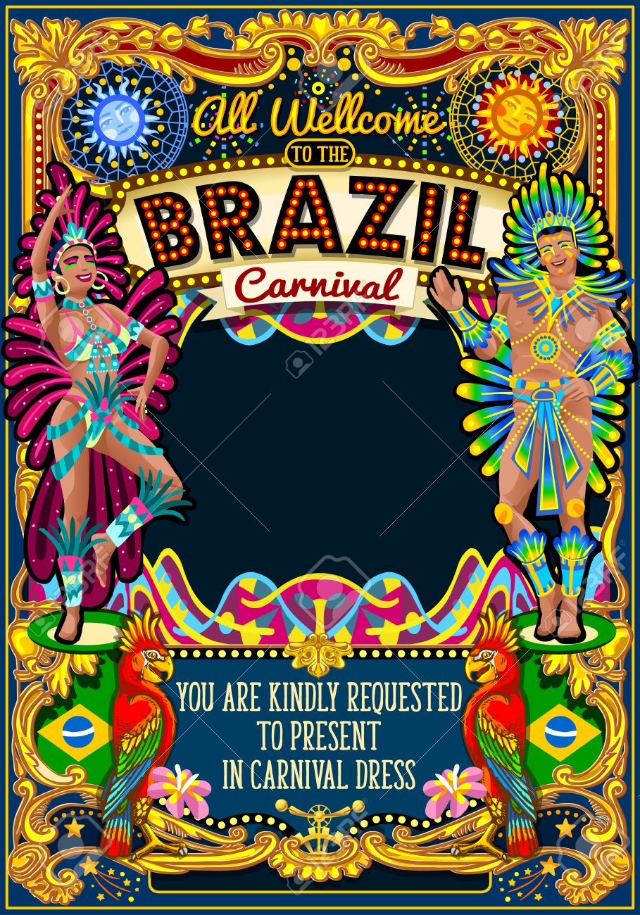 リオ カーニバル祭ポスター イラスト ブラジル夜表示カーニバル党パレード仮面舞踏会の招待状カード テンプレートです サンバやサルサ ダンサーをテーマにしたラテン系のダンス イベントです カーニバル マスク ベクトル記号 のイラスト素材 ベクタ Image