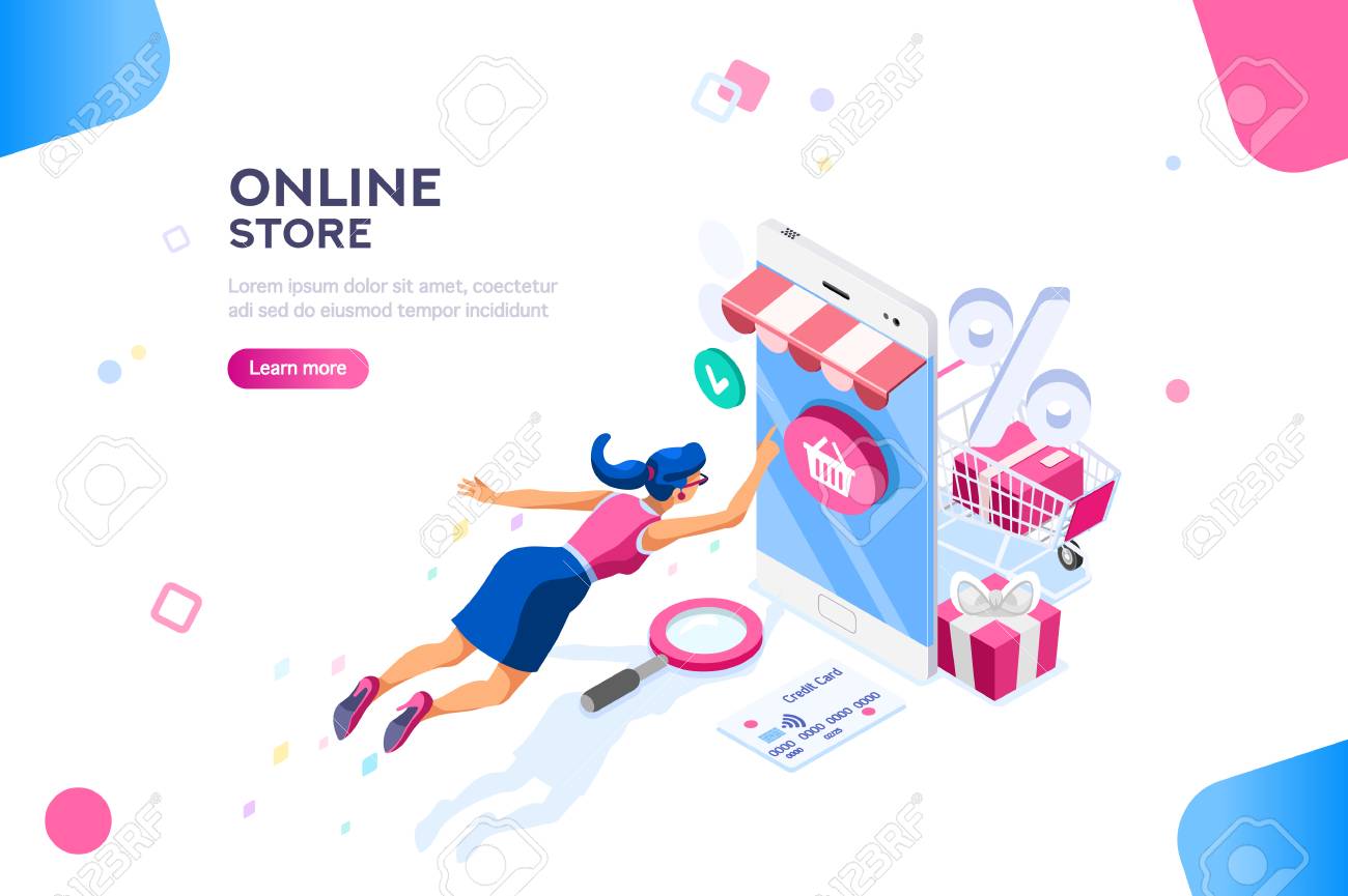 Concept of young buyer online using smartphone items. Consumer and fashion e-commerce, consumerism or sale concept. Characters, text for store. Flat isometric infographic images vector illustration - 106747461 Concept of young buyer online using smartphone items. Consumer and fashion e-commerce, consumerism or sale concept. Characters, text for store. Flat isometric infographic images vector illustration - 106747461
