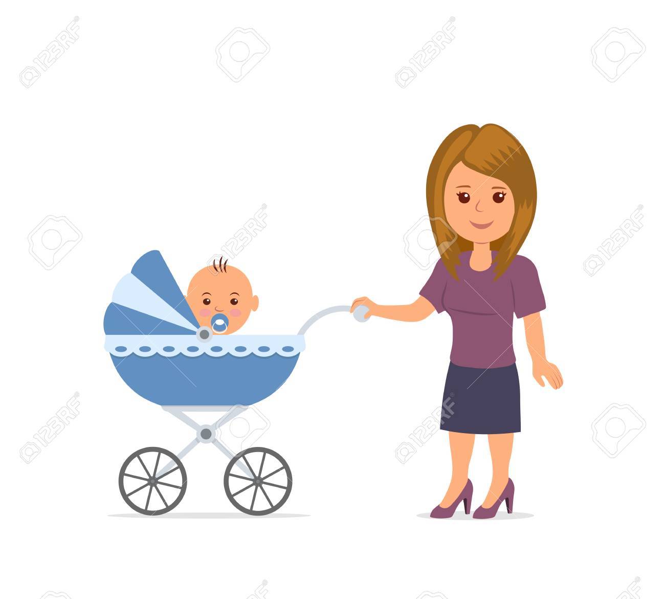 maman poussette