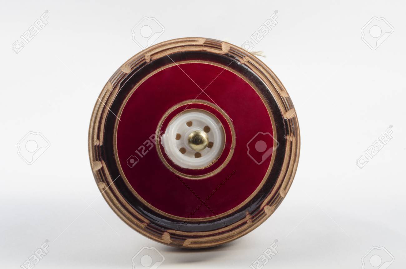 antique wooden yoyo