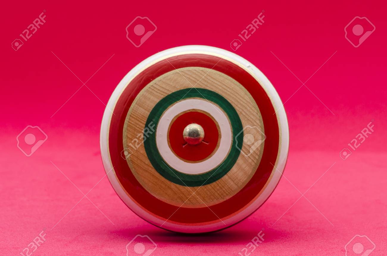 antique wooden yoyo