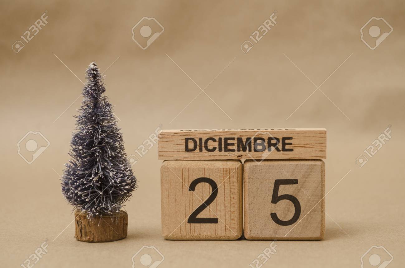 wooden block christmas tree