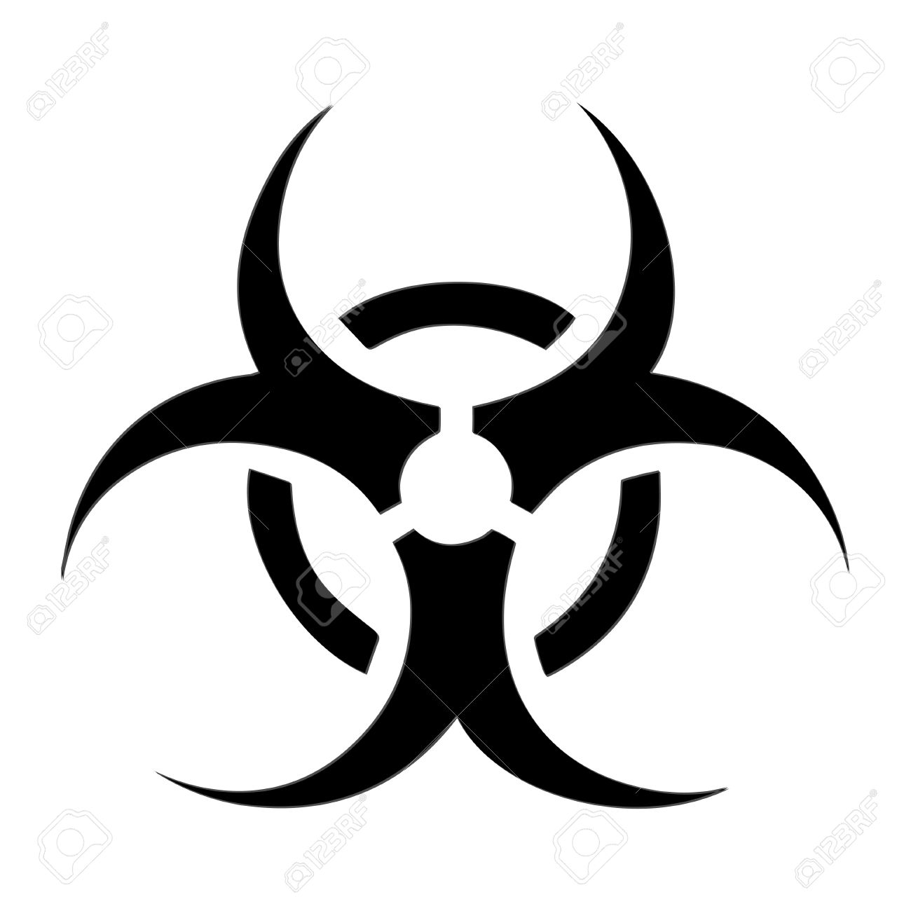 biohazard symbol royalty free