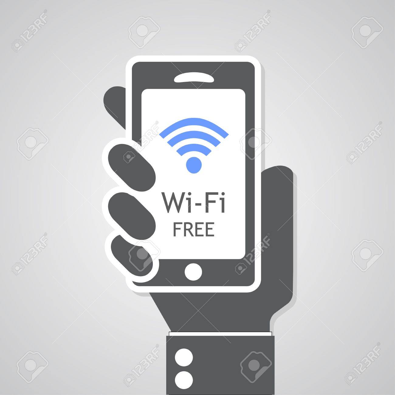 Wifi 無料アイコン のイラスト素材 ベクタ Image