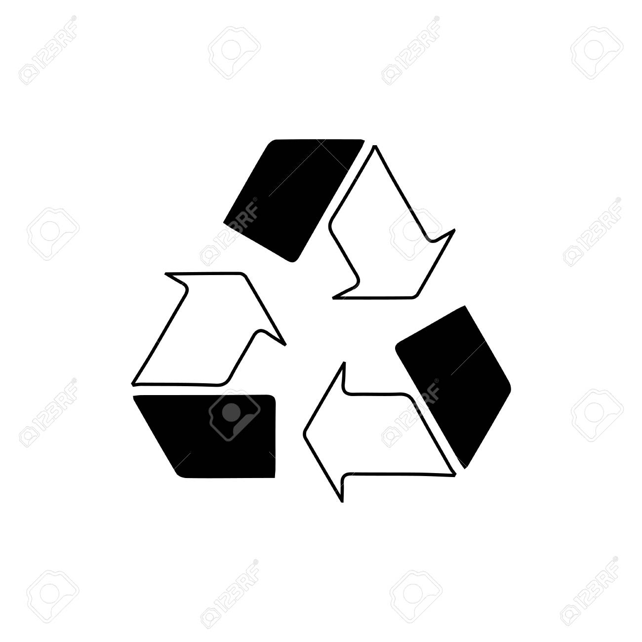 Recycle Symbol 免版税剪贴画，向量插图和库存图片. Image 39908051, image size:1300x1300