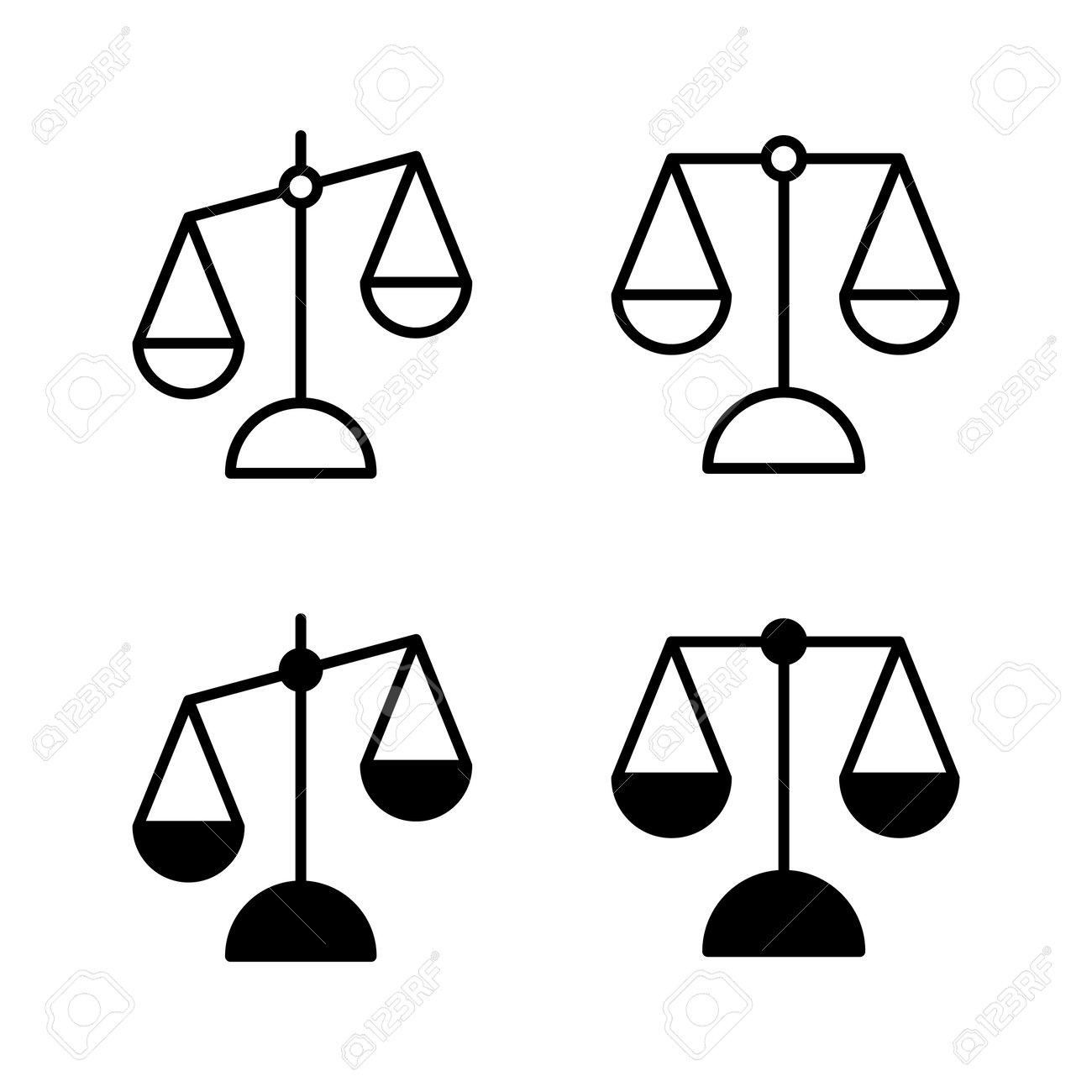 Scales Icons Vector. Law Scale Icon. Justice Sign And Symbol Royalty Free  SVG, Cliparts, Vectors, and Stock Illustration. Image 186502793., image size:1300x1300