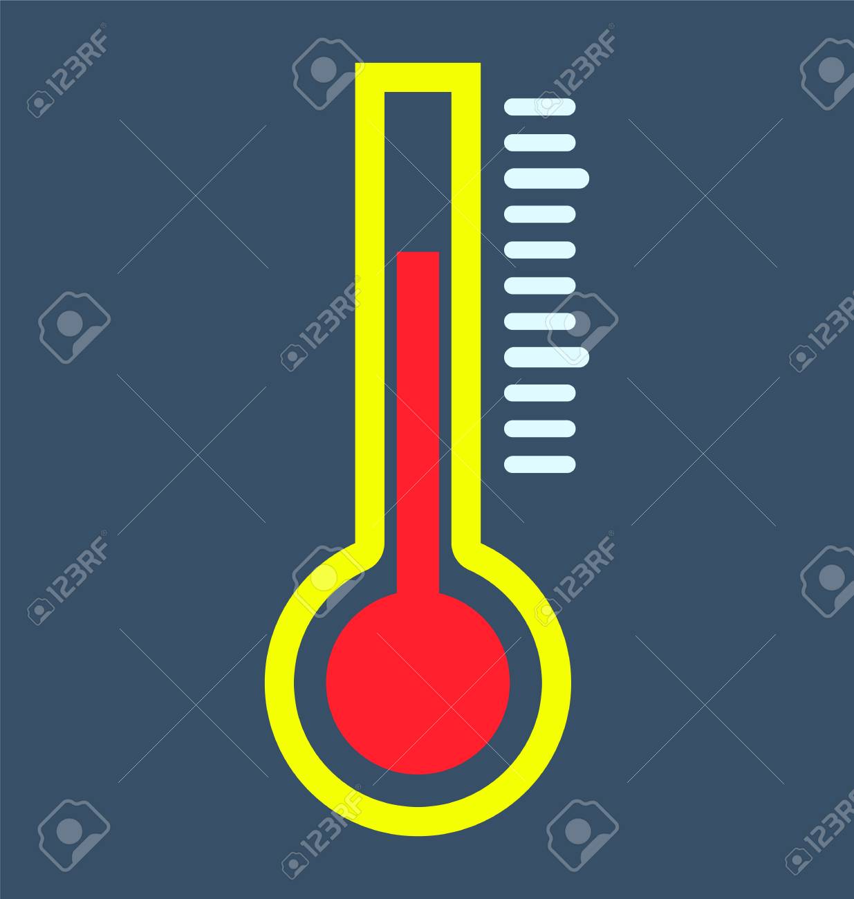 温度計のベクトルのアイコン 医学的概念 のイラスト素材 ベクタ Image