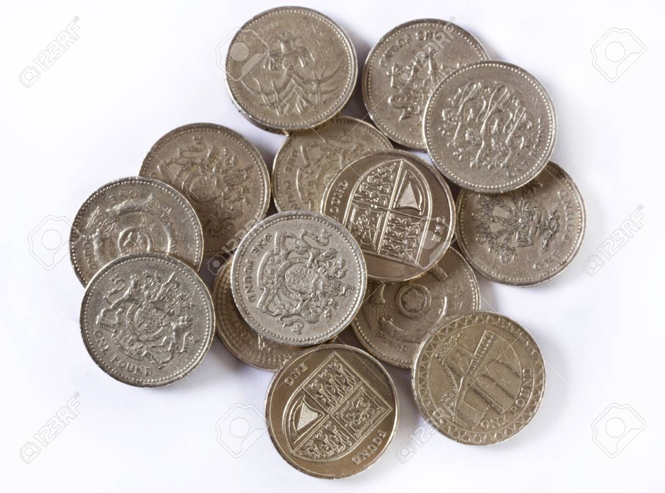 イギリス ポンド。コインの写真素材・画像素材 Image 10686641