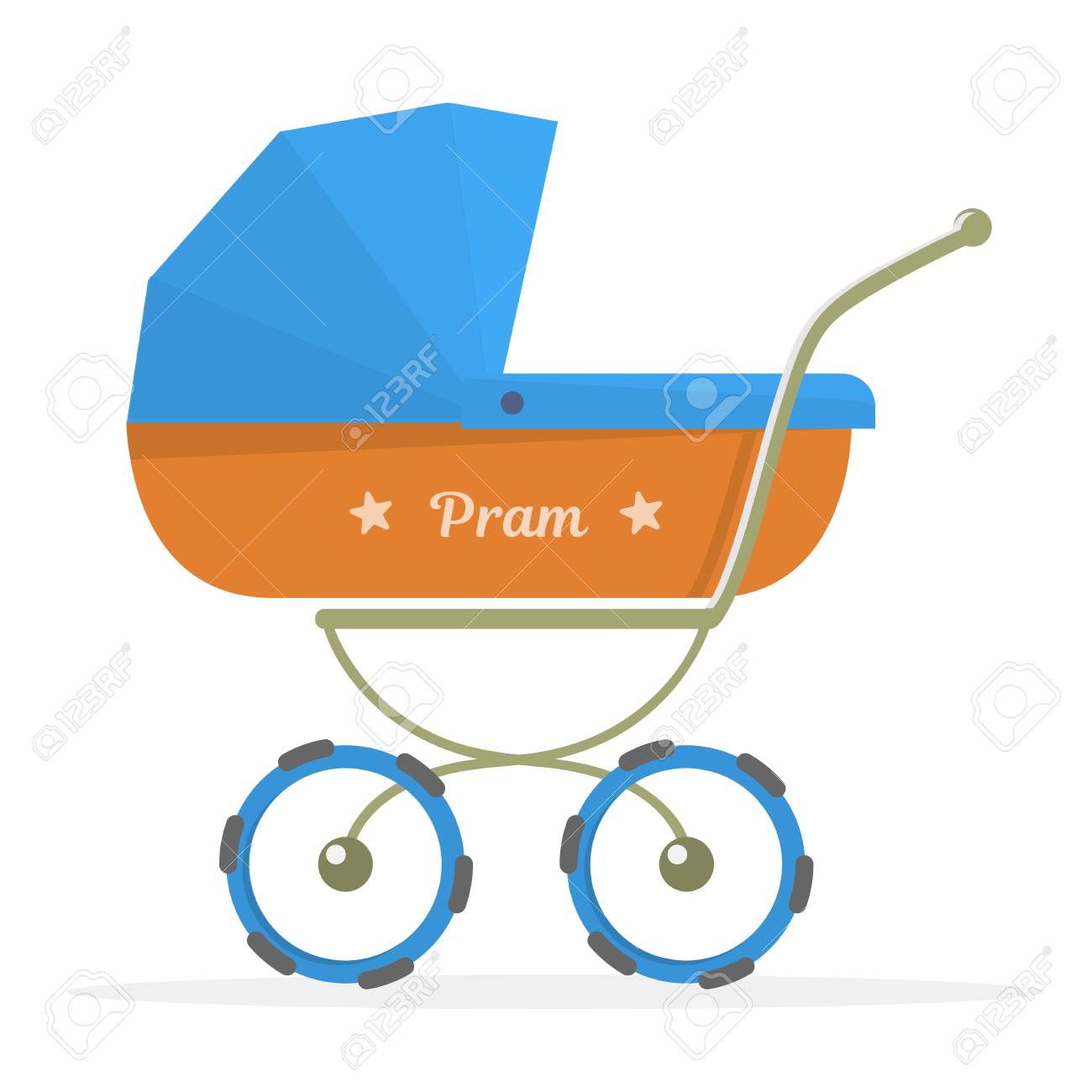 baby carriage cartoon baby carriage cartoon