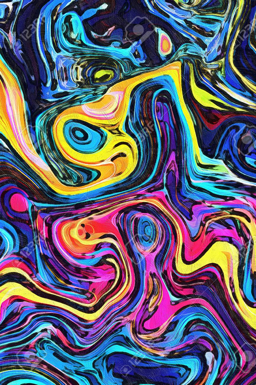 Abstract Painting Wall Art Canvas Print Oil Paint Modern Stock Photo Picture And Royalty Free Image Image 106909935