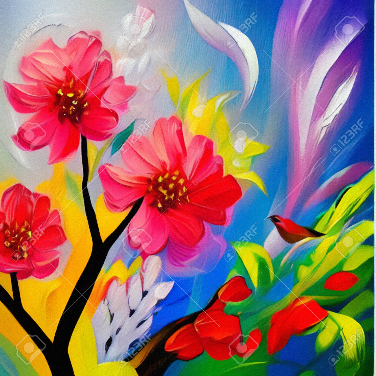 絵画771 油絵/抽象画風/M10号