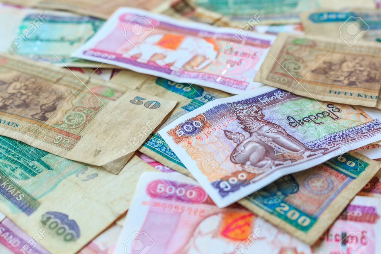 外国旧紙幣 ミャンマー 1チャット紙幣