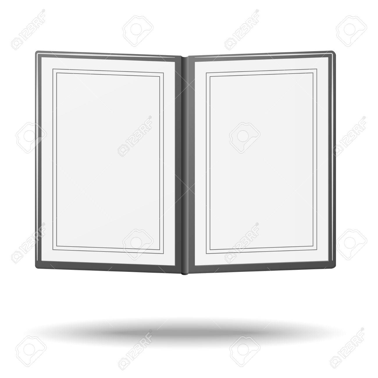 blank restaurant menu