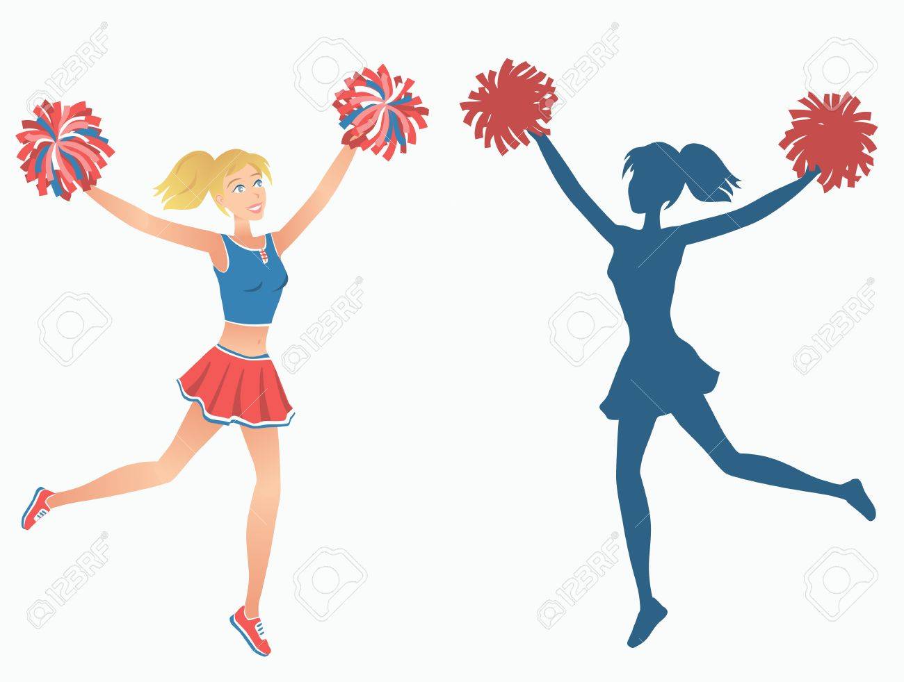 club dancer with pom