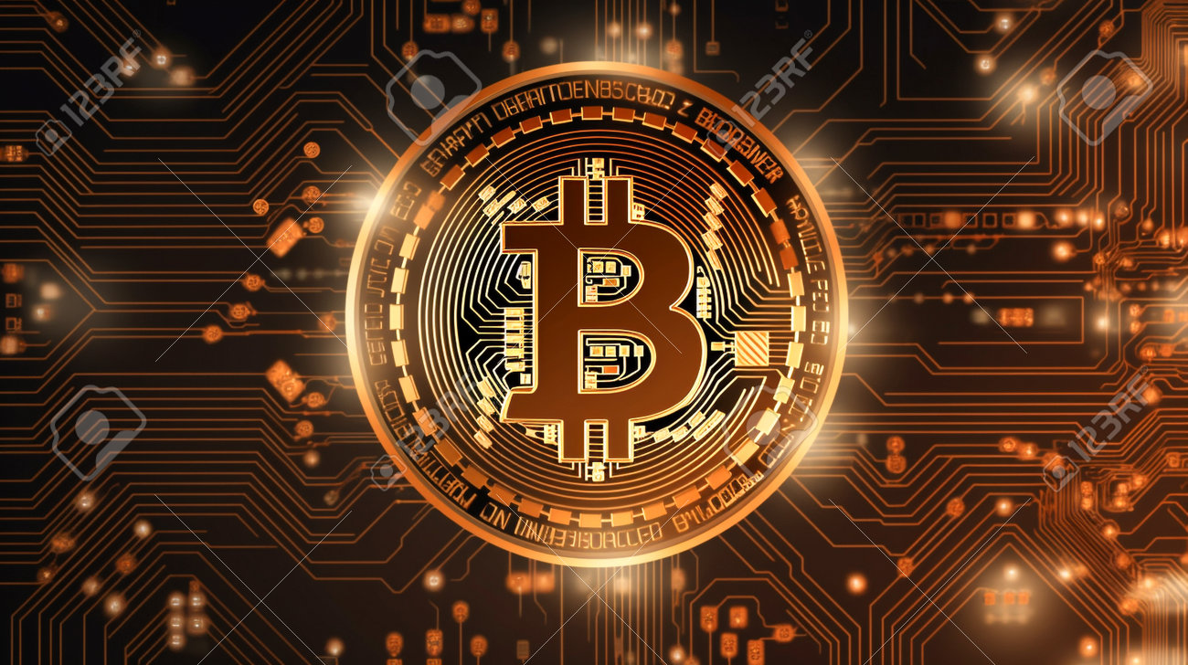 AI-Generated Bitcoin And Cryptocurrency Concept Exploring The Futuristic  World Of Digital Finance Stock Photo, Picture and Royalty Free Image. Image  207809133.