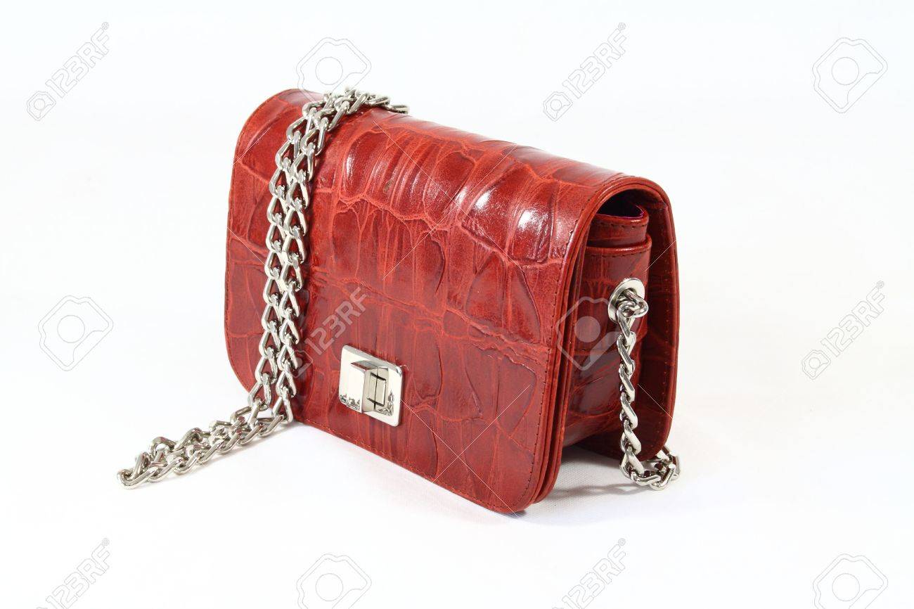 crocodile skin clutch bag