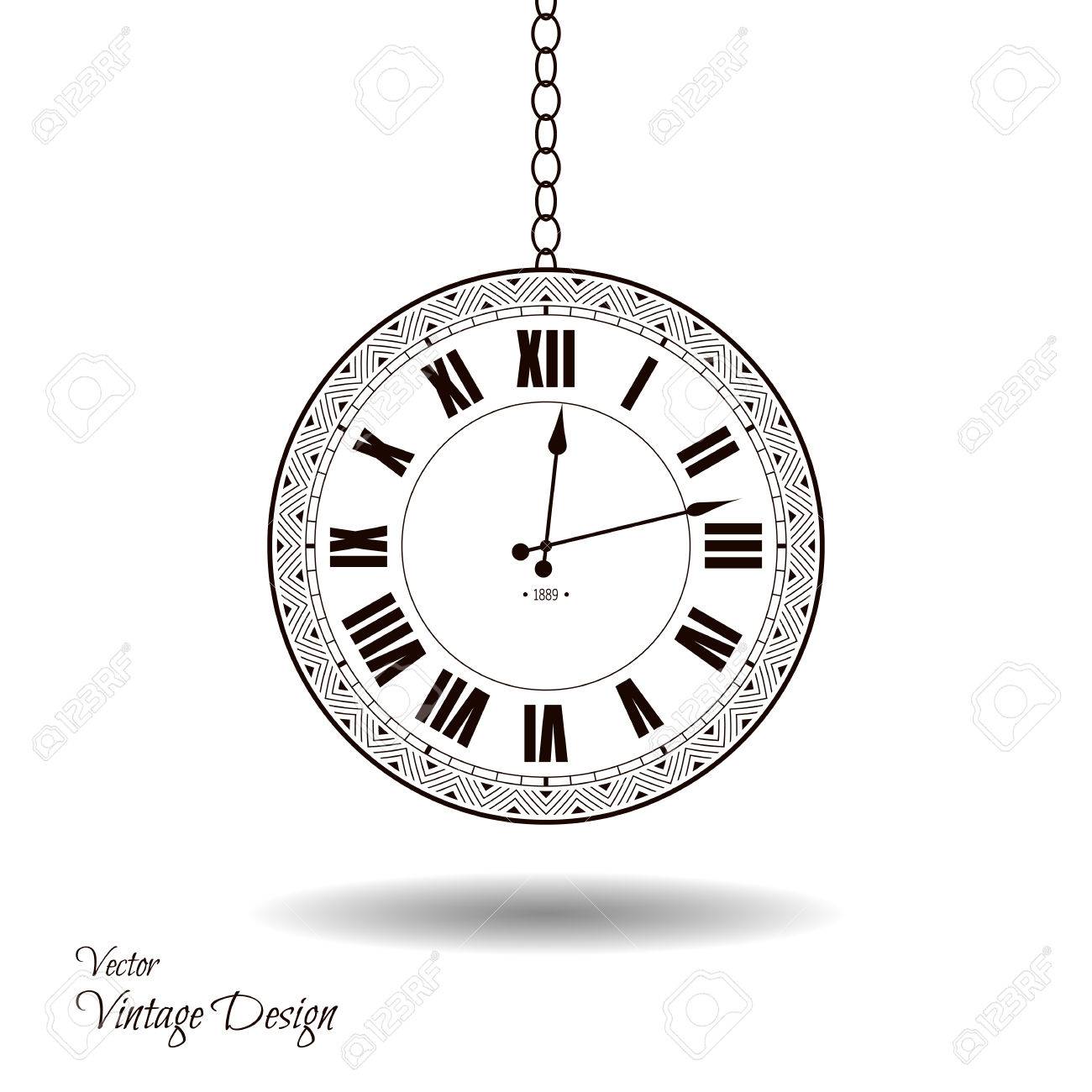 Vector esfera del reloj de la vendimia. aislado antiguo reloj clásico. diseño retro temporizador antigua. silueta tradicional. diseño gráfico objeto Vector esfera del reloj de la vendimia. aislado antiguo reloj clásico. diseño retro temporizador antigua. silueta tradicional. diseño gráfico objeto