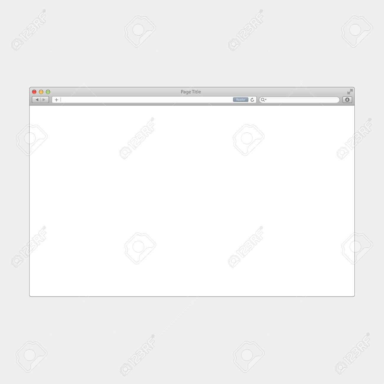 browser template window browser window vector web browser