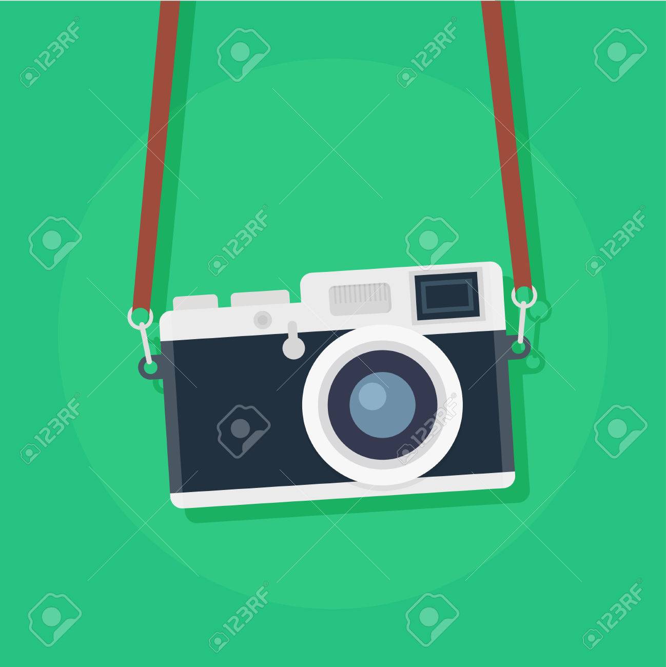 retro camera in a