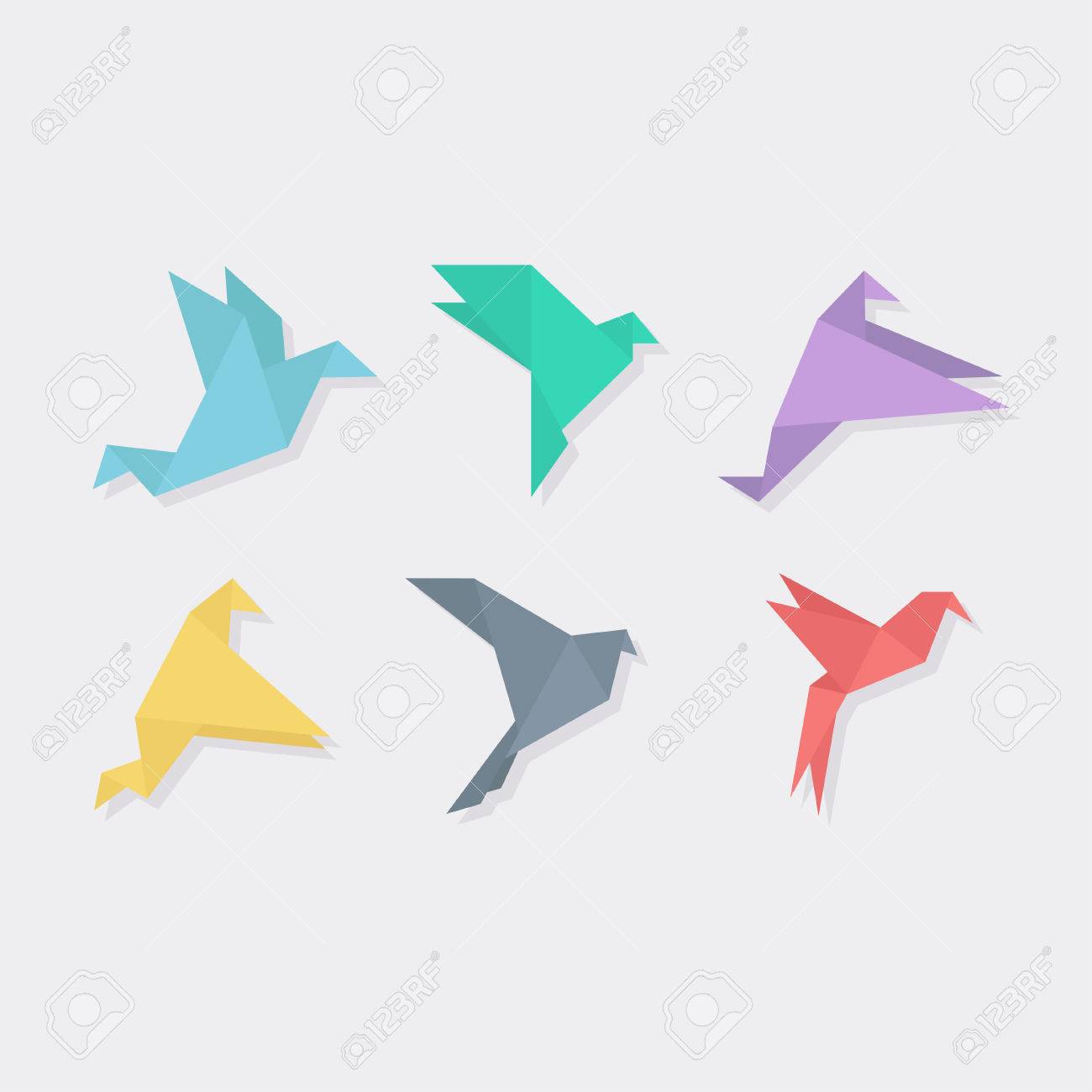 origami bird in a