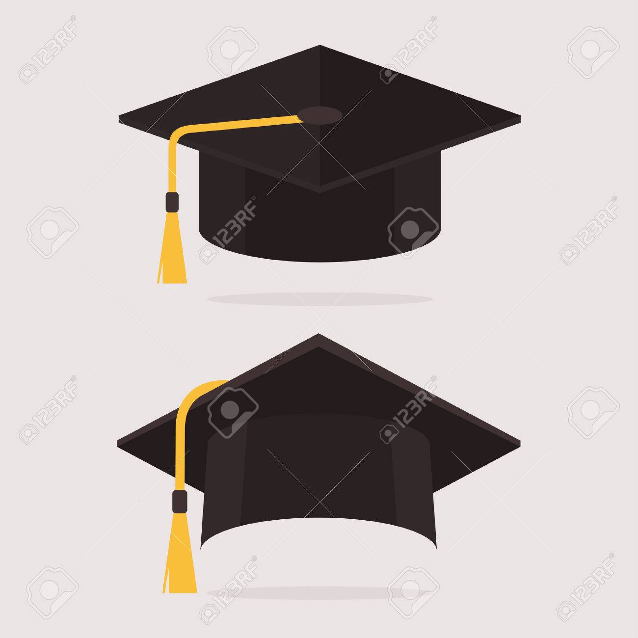 graduation cap vector illustration