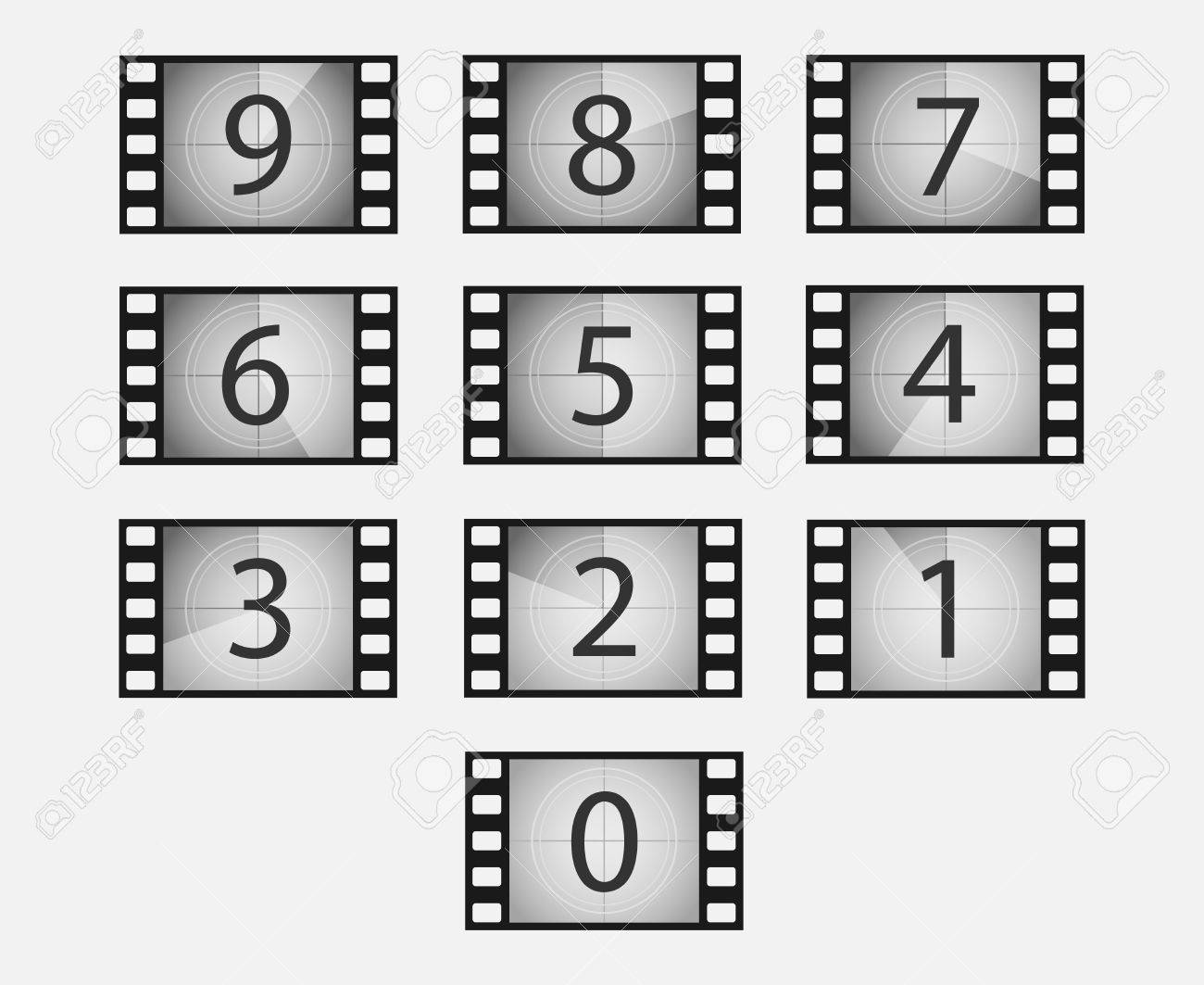 count down numbers
