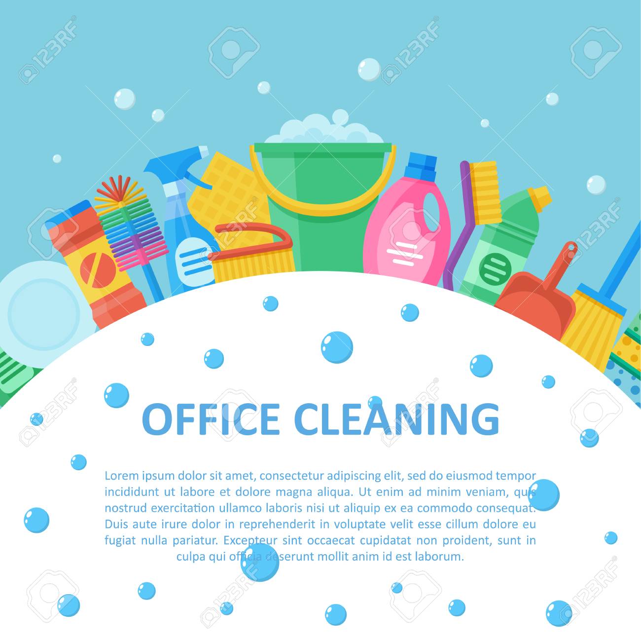 commercial cleaning service for office building professional