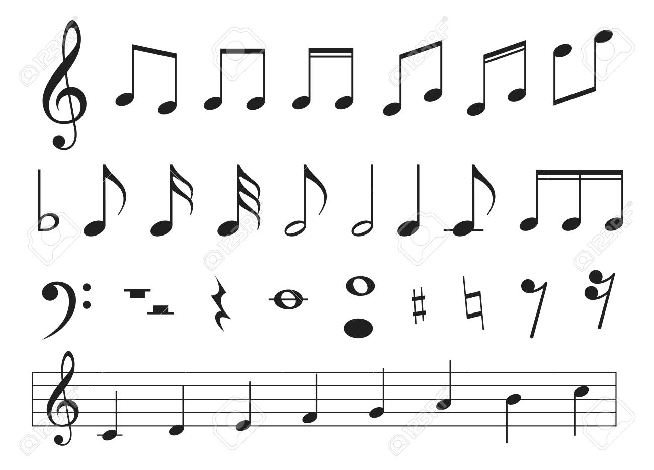 Set note. Set note. Музыкальные знаки ai вектор. Set note. Set note.