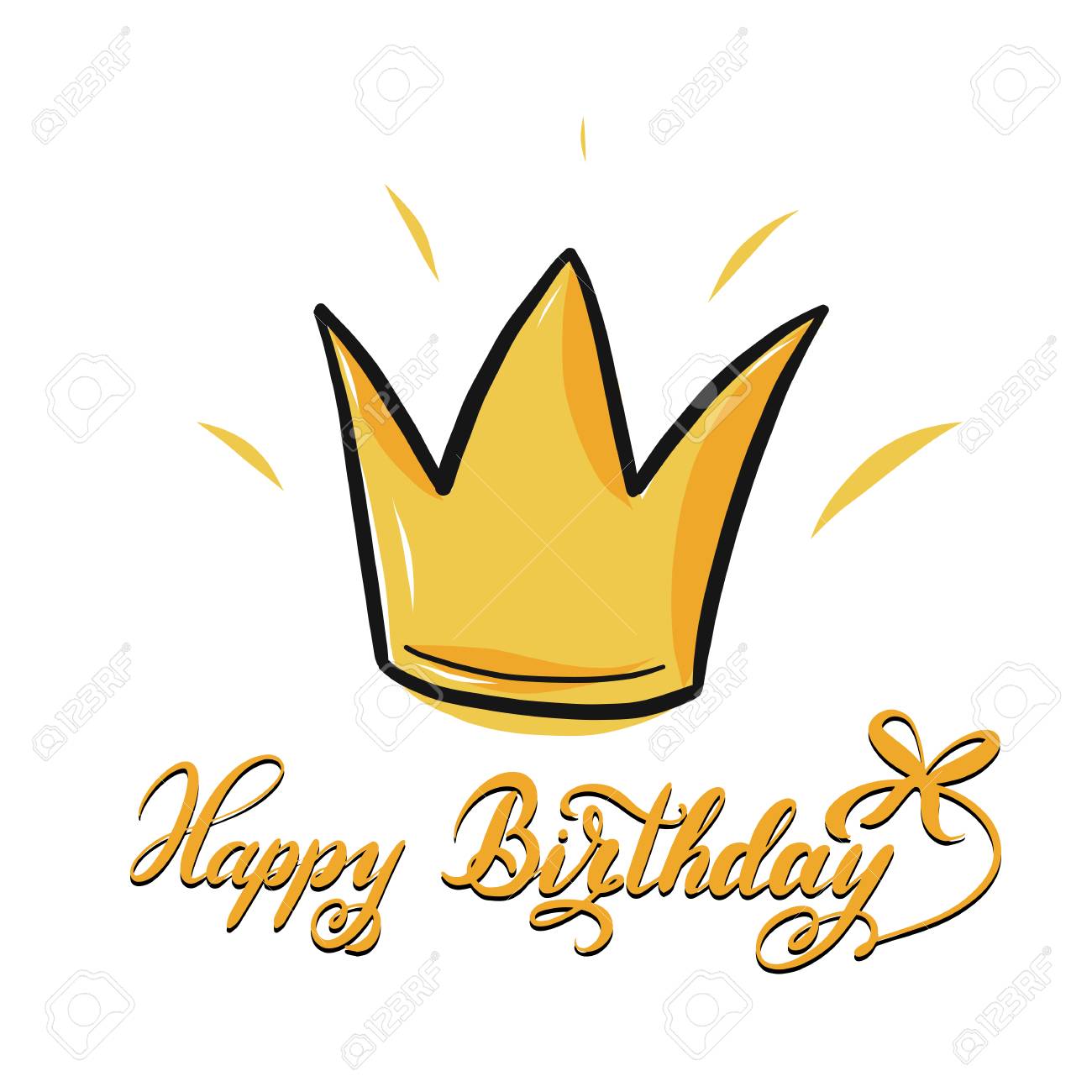 happy birthday crown
