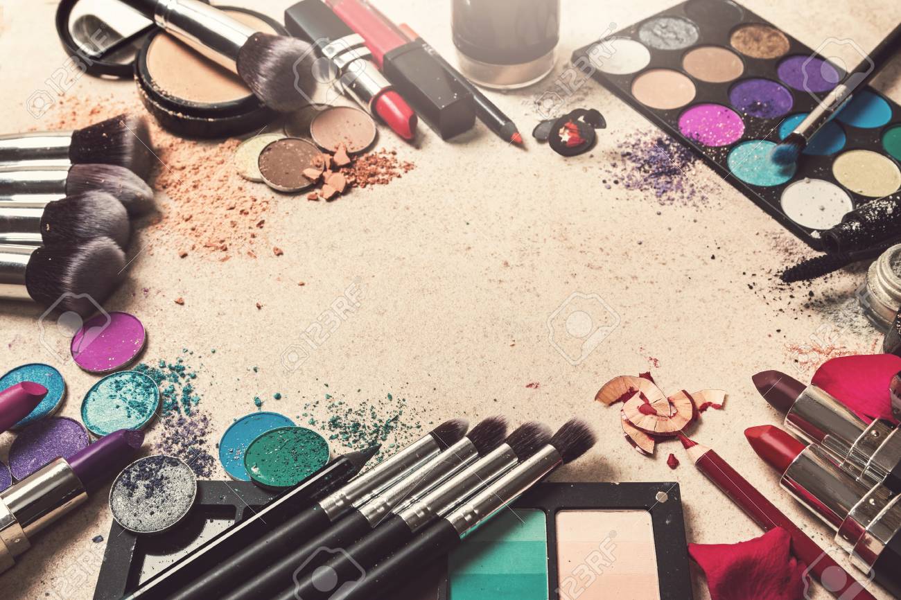 Different makeup products