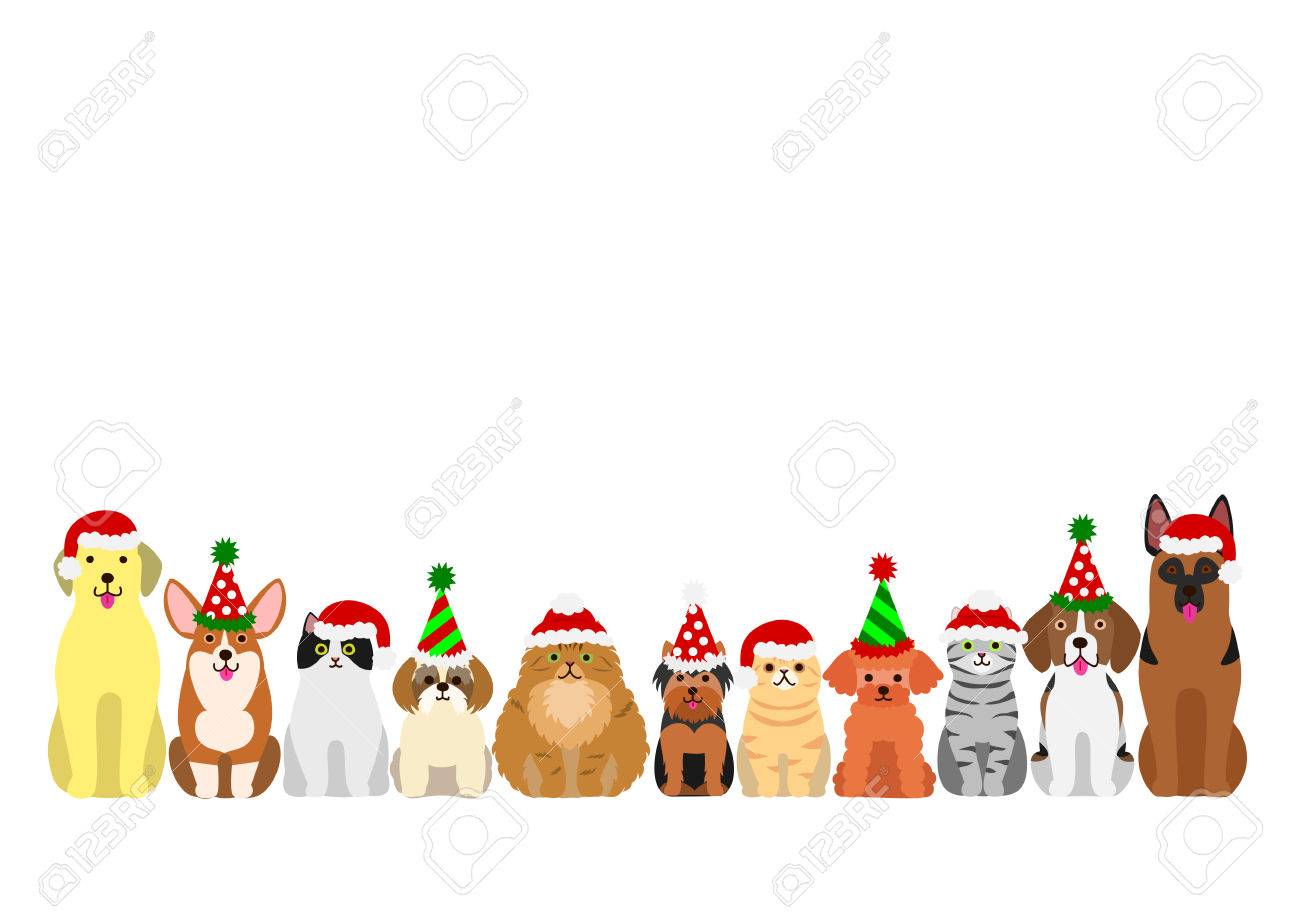 christmas cats and dogs