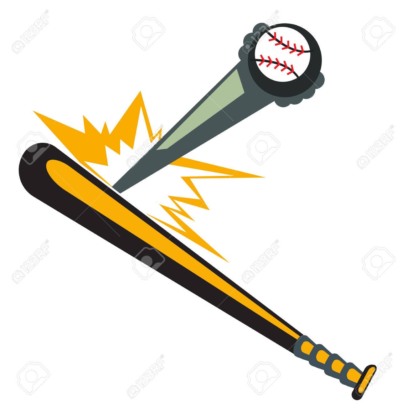 vector baseball bats