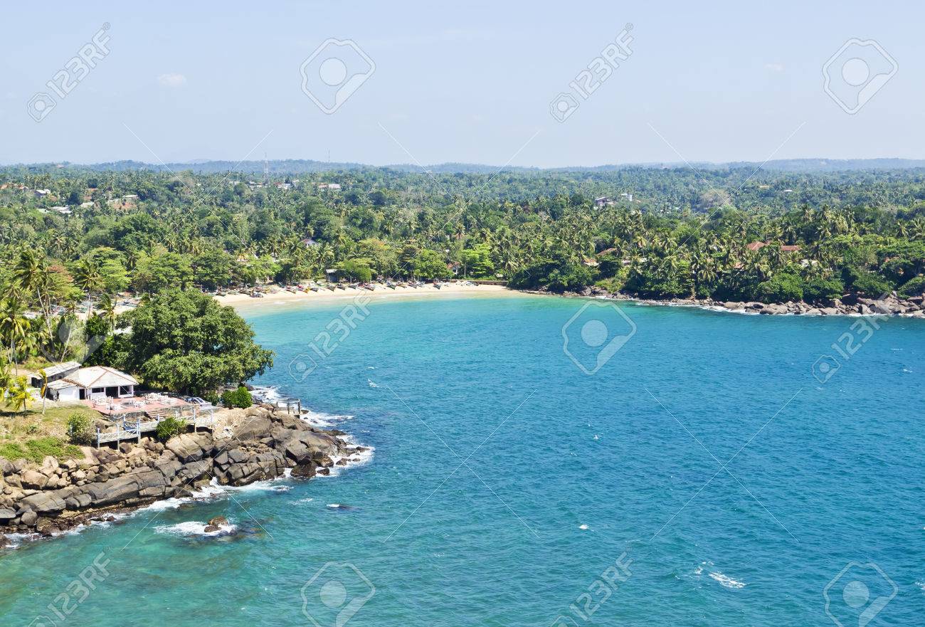 Paysage Du Sri Lanka Cote De L Ocean Indien A Ceylan Image Horizontale Vue Du Phare Dondra A Matara Banque D Images Et Photos Libres De Droits Image 34363394