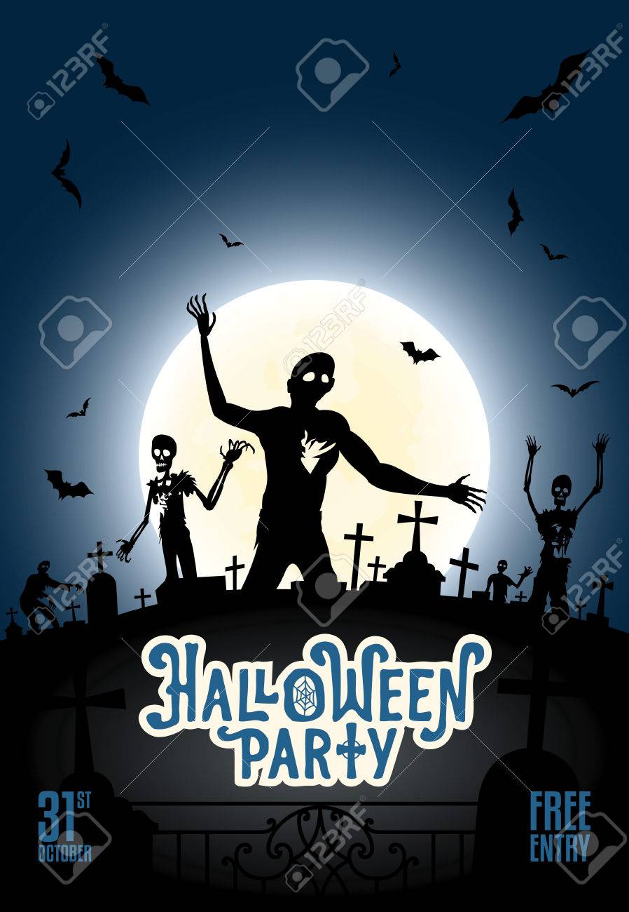 halloween party invites templates