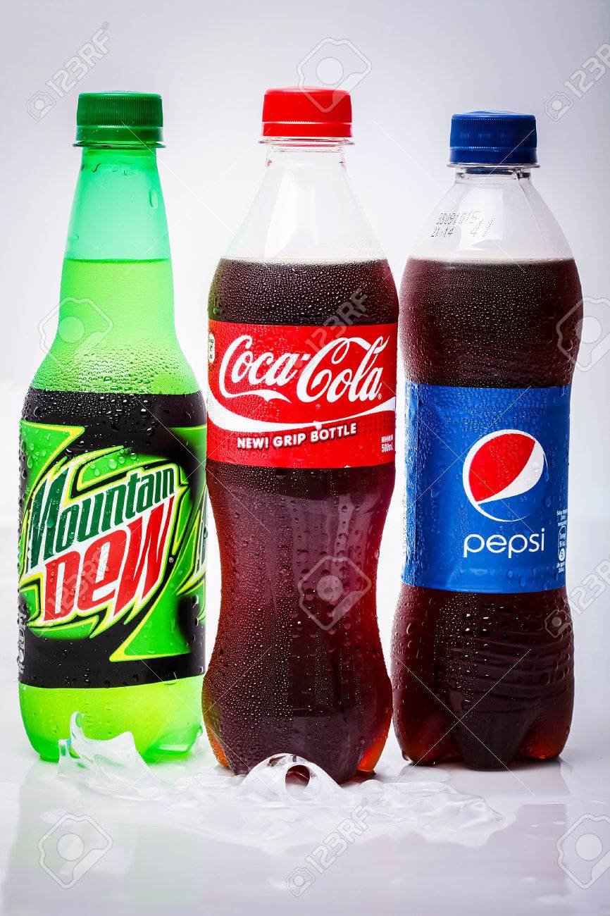 Sabah Malaysia January 13 2015 Bottle Of Coca Cola Pepsi Stock Photo Picture And Royalty Free Image Image 37133466