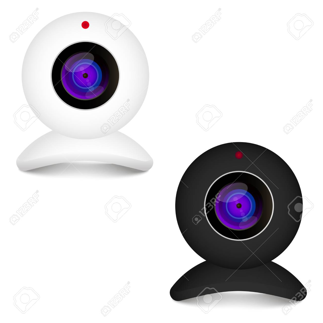 白と黒の現実的な Web カメラ ベクトル イラスト のイラスト素材 ベクタ Image 白と黒の現実的な Web カメラ ベクトル イラスト のイラスト素材 ベクタ Image