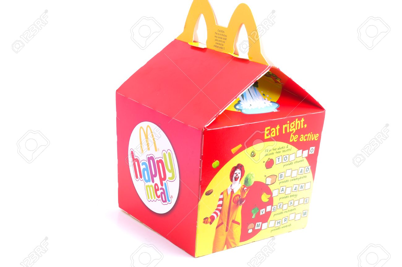 kuala lumpur malaysia april 22 2014 mcdonalds happy meal happy meal box