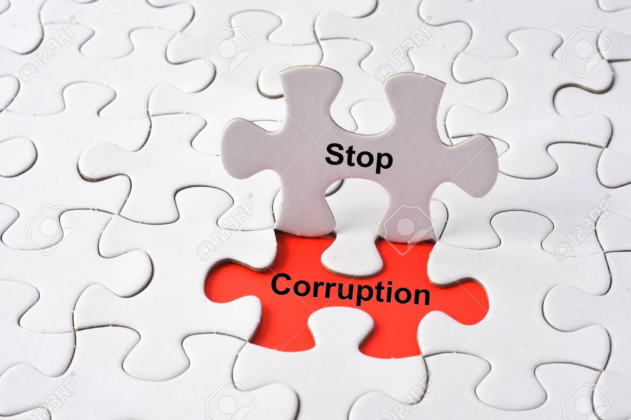 Stop Corruptionconcept on missing puzzle - 55773676 Stop Corruptionconcept on missing puzzle - 55773676