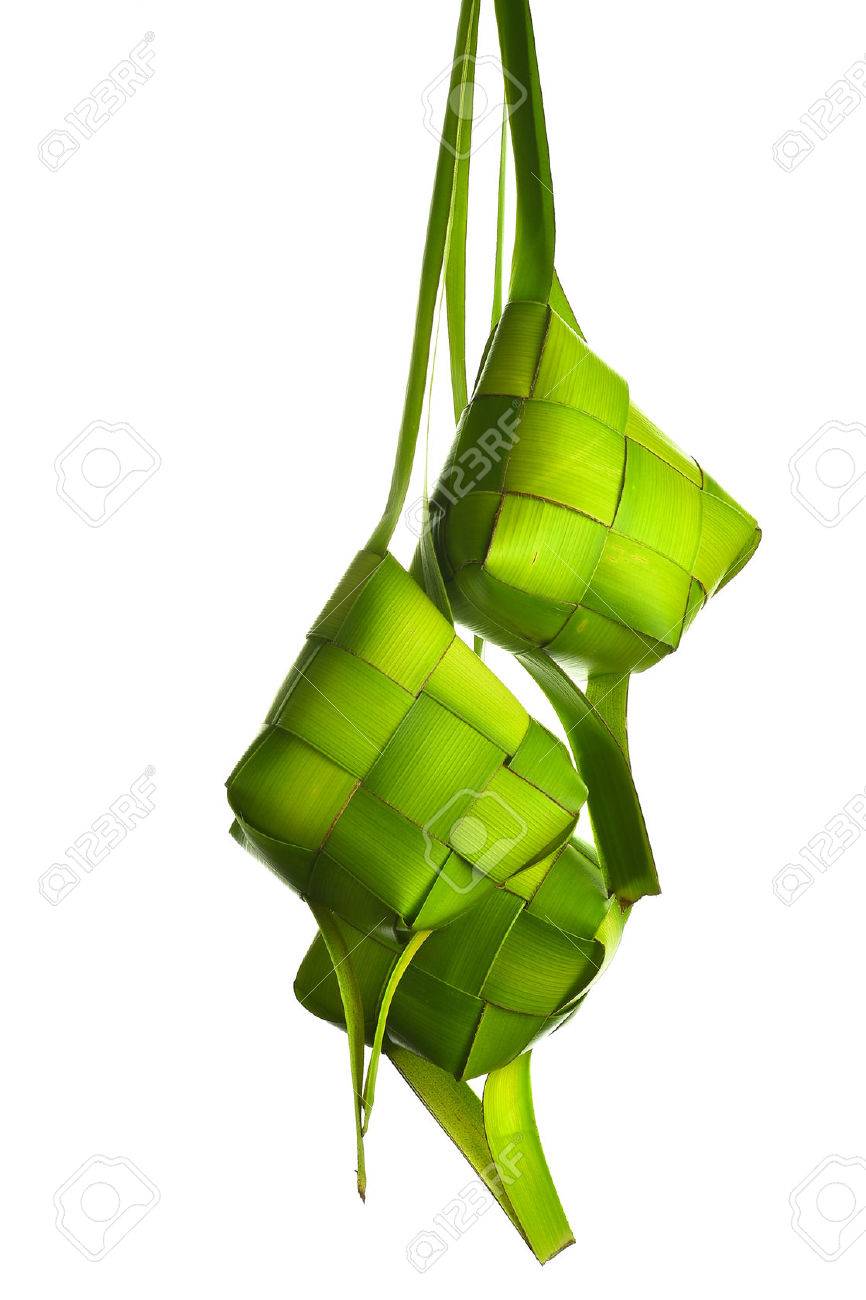 Ketupat (Rice Dumpling). Ketupat is a natural rice casing made from coconut leaf. - 61137498 Ketupat (Rice Dumpling). Ketupat is a natural rice casing made from coconut leaf. - 61137498