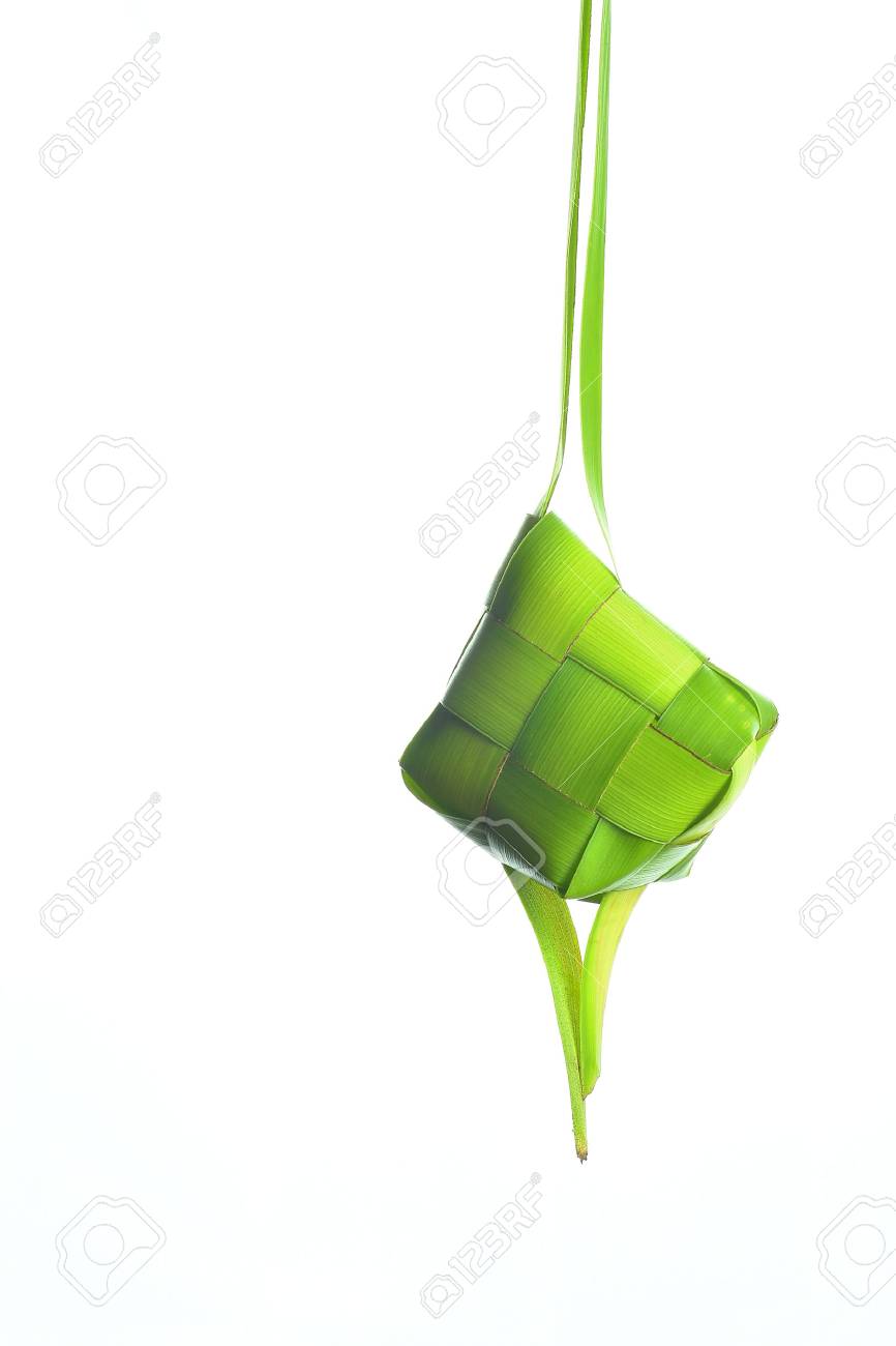 Ketupat (Rice Dumpling). Ketupat is a natural rice casing made from coconut leaf. - 61137316 Ketupat (Rice Dumpling). Ketupat is a natural rice casing made from coconut leaf. - 61137316